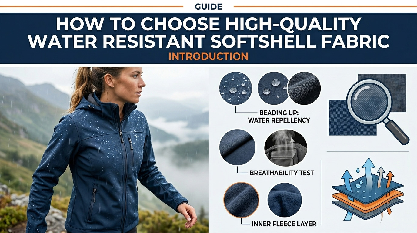 Kuinka valita korkealaatuinen vedenkestävä Softshell-kangas