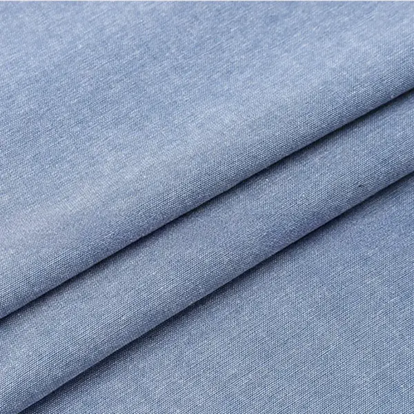 Puuvillainen Chambray-paitakangas