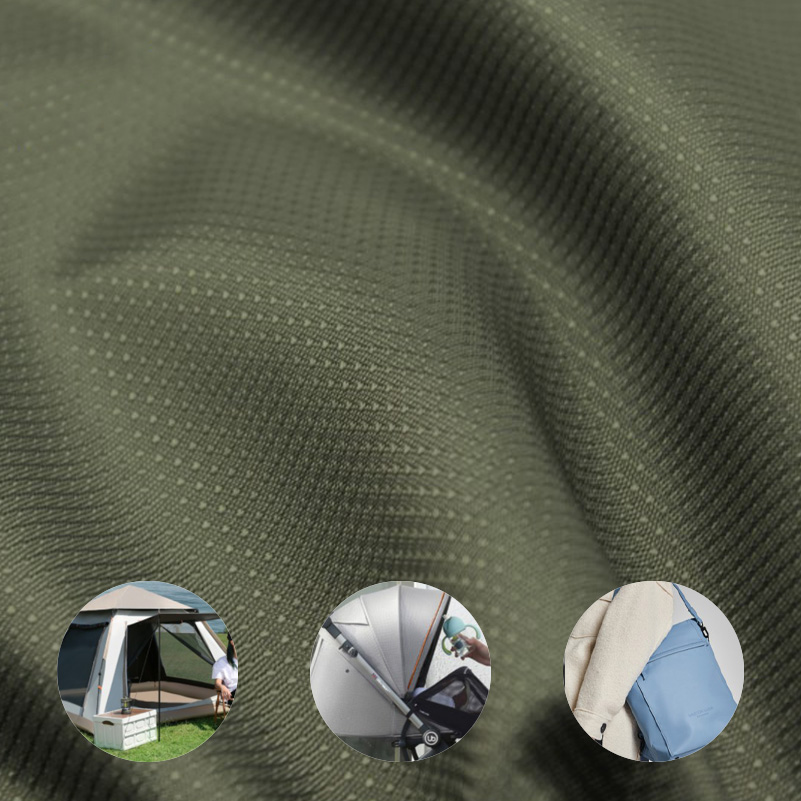 Polyesteri Jacquard Oxford -kangas