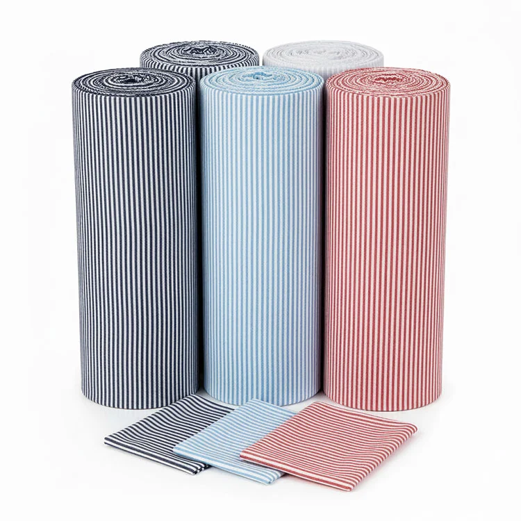 Polyesteriraidallinen Oxford-vuori Polyesteriraidallinen Oxford-vuori